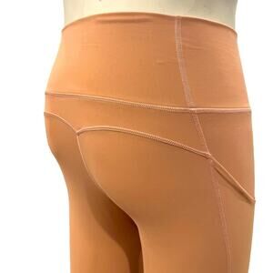 PureLux Fabletics Ultra Soft Leggings. Salmon light pink color. Athlesure Yoga